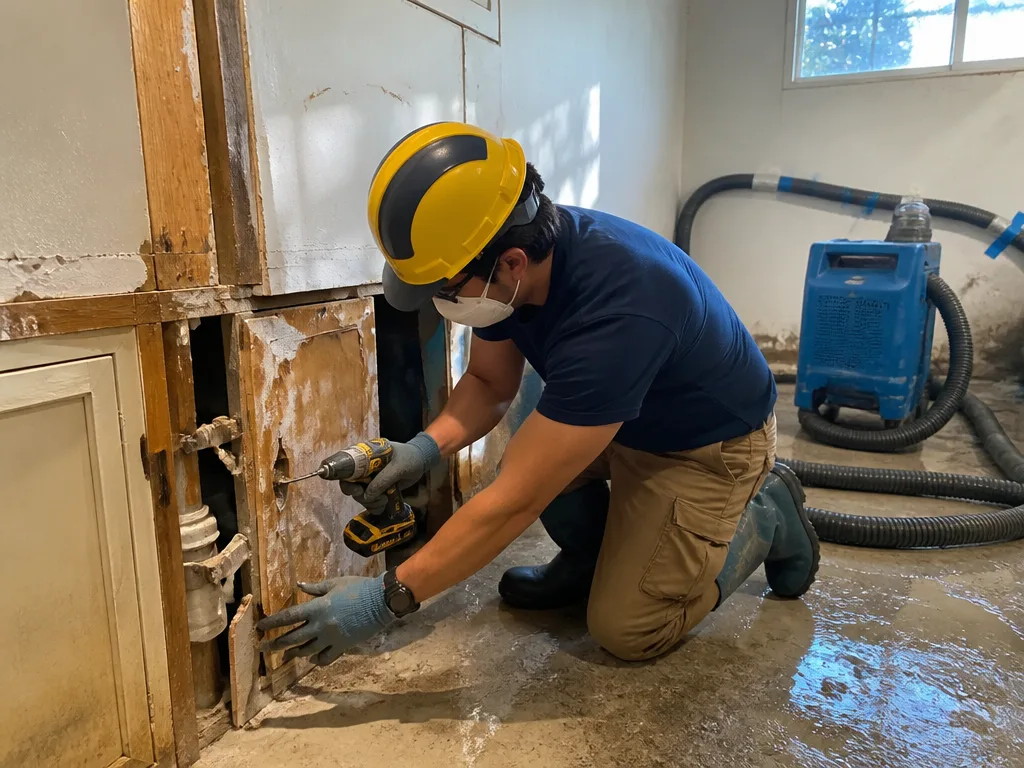Appliance Leak Cleanup