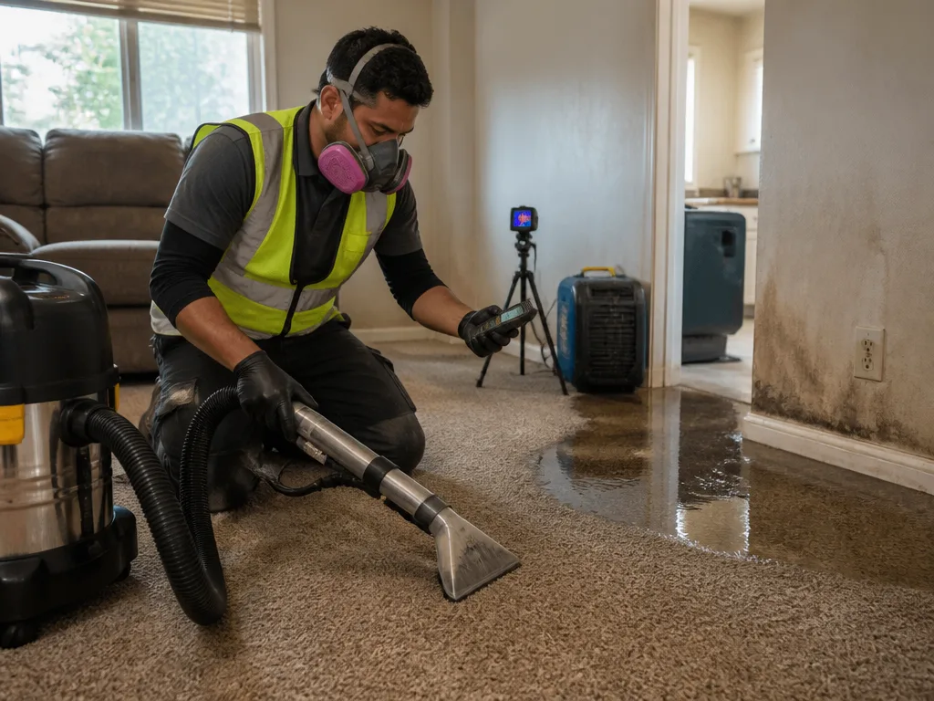 Burst Pipe Cleanup